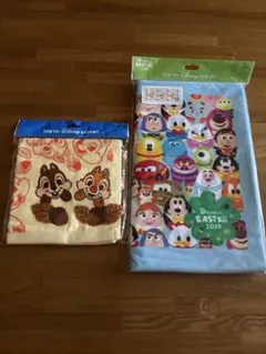 ディズニー‼️Easter2019フェイスタオル＋チップとデールのウォッシュタオル