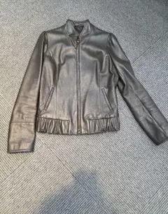 ロートレアモン　羊革　レザー ジャケット フリル裾　サイズ3