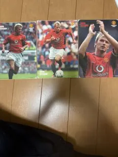 デビッド・ベッカム 記念カード 3枚セット