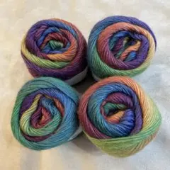 グラデーションウール　シックなマルチカラー