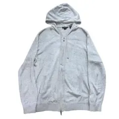 dkny ニット ダブルジップ フーディー y2kポーカーズ archive