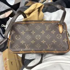 B5278 ルイヴィトン マルリーバンドリエール　モノグラム　ショルダーバック