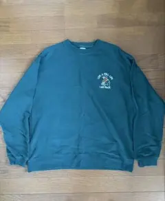 Uncle Beard ビッグシルエット ワンポイント刺繍 スウェット