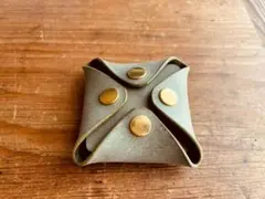 スクエアコインケース「kojeny ire」イタリアンレザー「アラスカ」