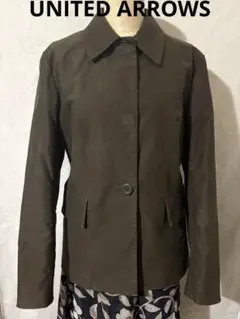 UNITED ARROS★ステンカラー ジャケット★綿起毛★総裏仕立て