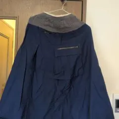 Waffish wame フード付きジャケット ネイビー