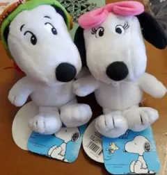 新品　スヌーピー マスコット 2体セット