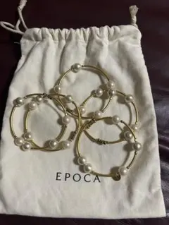 EPOCA　コットンパール　5連ブレスレット　美品