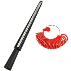 リング ゲージ ゲージ棒 ２点 セット 婚約 指輪 サイズ 測定 １号 ～ ●