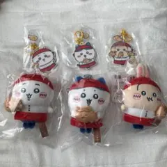 ちいかわ焼き ハチワレ うさぎ 店員さんなマスコット キーホルダー