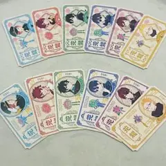 ワイテルズ 花龍列車 切符風カードコンプリートセット