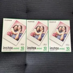 【新品未開封】FUJIFILM instax mini フィルム 10枚入りx3