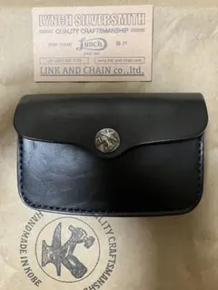 廃盤 lynch silversmith レザーウォレット ブラック 希少 LYNCH SILVERSMITH リンチシルバースミス LNC708 DEVELOP BIKER