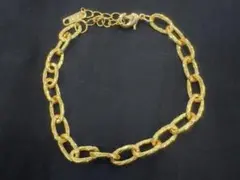 遺品 整理品 ゴールドカラー チェーンブレスレット ロロチェーン