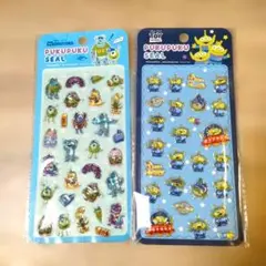 ディズニー ぷくぷくシール リトルグリーンメン　モンスターズ・インク