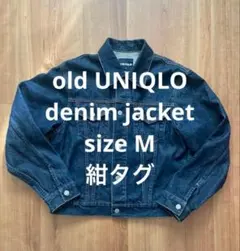OLD UNIQLO 90s ユニクロ 3rd デニムジャケットM濃紺