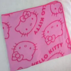 キティちゃん フリースブランケット ピンク