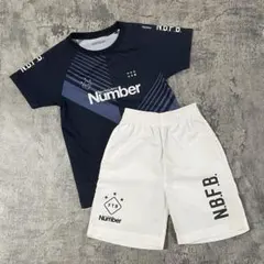 ★Jr.120★ メガスポーツ Number プラクティスウェア 上下セットのサムネイル