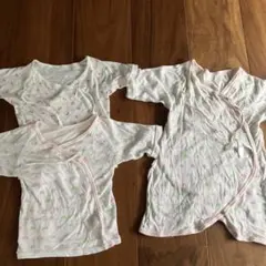 ベビー肌着 3枚セット サイズ50 フルーツ柄　女の子