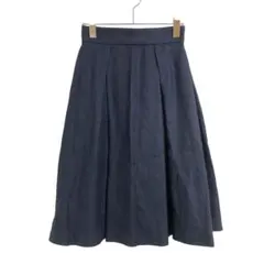 JILL STUART ジルスチュアート【0】フレアスカート ひざ丈 日本製