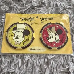 【468】ミッキー ミニー コースター 2枚セット