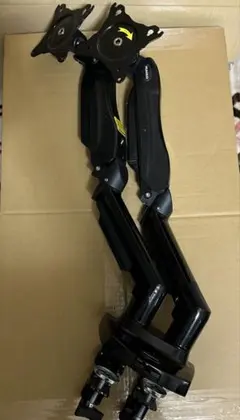 HUANUO デュアル モニターアーム ガススプリング 13-32インチ