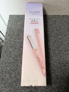 SALONIA ヘアストレートナー 24mm コーラルピンク