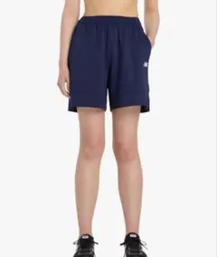 美品　ニューバランス　new balance ハーフパンツ　Lサイズ　ネイビー