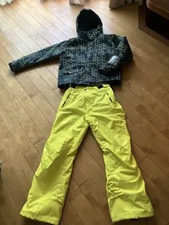 スキーウェアセット ネイビー×イエロー