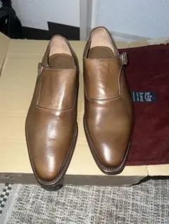 Trickers MAYFAIRモンクストラップシューズ ブラウン 26.5相当 - メルカリ