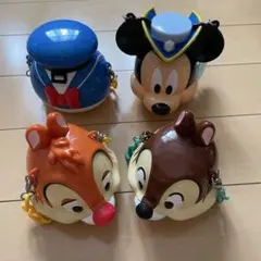 【スーベニアケース】 チップ デール ミッキー ドナルド キーホルダー