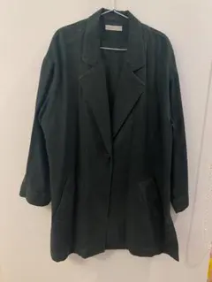 【CORDIER】ダークグリーン カジュアル ロングコート