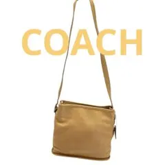 訳あり　Coach Classic Leather Shoulder Bag
