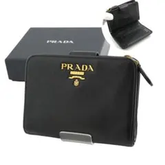 ✨Sランク✨ PRADA ミニ財布 サフィアーノレザー サフィアーノ バイ