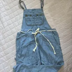 ライトブルー オーバーオール サロペット