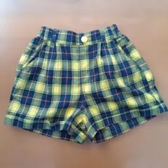 JESSY チェック柄ショートパンツ 150cm