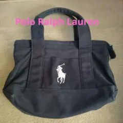 Polo Ralph Lauren ダークブルー　トートバッグ