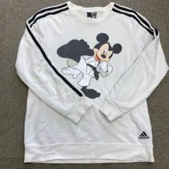 adidas ミッキーマウス 長袖Tシャツ J150