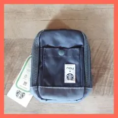 Starbucks スターバックス ★ nau ナウ グレー ミニポーチ 韓国