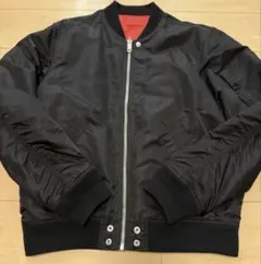 DISEL ブラック MA-1 ボンバージャケット