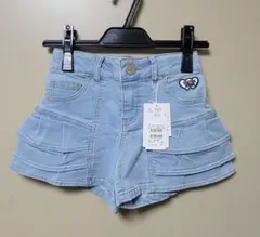 JENNI フリル付きデニムショートパンツ 130cm