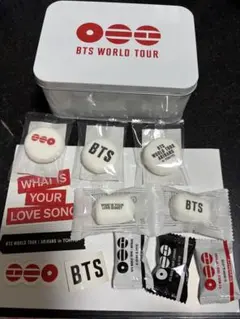 BTS カスタマイズ缶セット SHIBUYA アリラングッズ 追加ステッカー多数