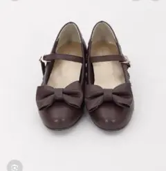 新品タグ付き　axes femme kawaii ローヒールリボンパンプス　茶色のサムネイル