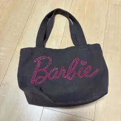 Barbie リボン付きトートバッグ ダークグレーのサムネイル