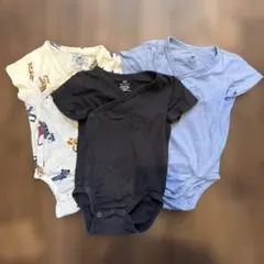 H&M 半袖ボディースーツ 3点セット 74cm/9M