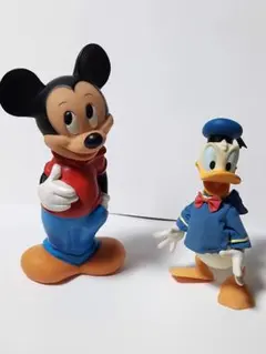 ヴィンテージ*ミッキーマウス* ドナルドダック *フィギュアセット
