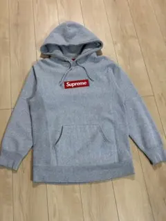 定価7万円大特価 クロスロゴSupreme グレー パーカー - メルカリ