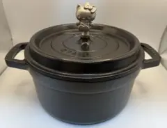 STAUB ストウブ シャローココット 26cm ブラック サヤインゲンノブ