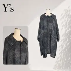 Y's ワイズ チェスター 薄手ロングケープコート ケープ 羽織 エアリーモッサのサムネイル