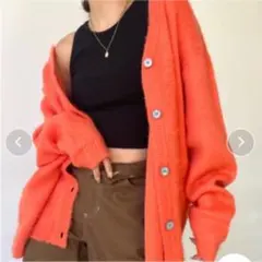 ニットカーディガン　モヘアカーディガンのサムネイル
